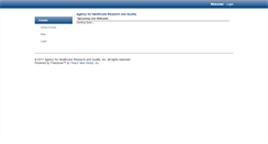 Desktop Screenshot of ahrq.peachnewmedia.com