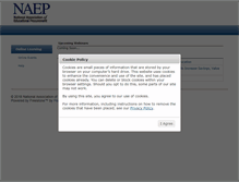 Tablet Screenshot of naep.peachnewmedia.com