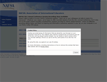 Tablet Screenshot of nafsa.peachnewmedia.com